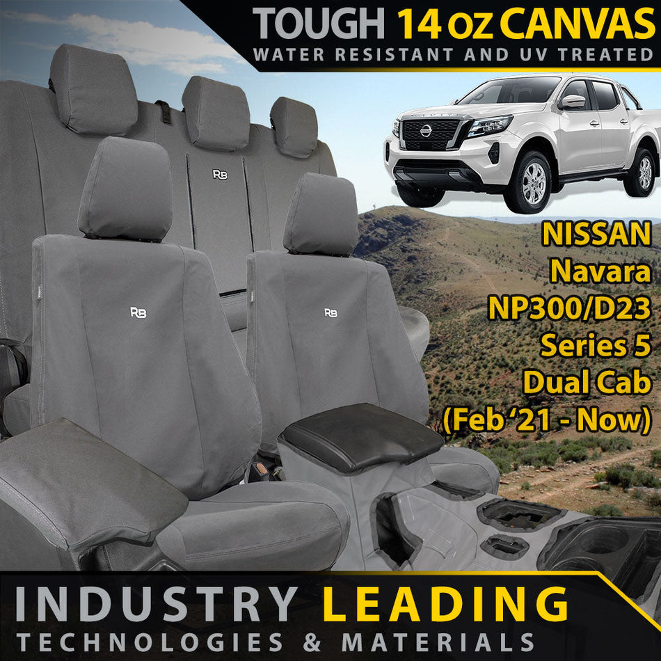 Nissan Navara Series 5 XP6 Tough Canvas Full Bundle (Made to Order)-Razorback 4x4