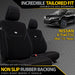 Nissan X-Trail T32 Neoprene 2x Front Seat Covers (In Stock)-Razorback 4x4