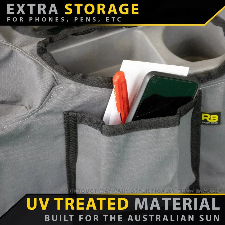 Toyota Hilux 7th Gen - AUTO - XP6 Tough Canvas Centre Console Organiser (In Stock)