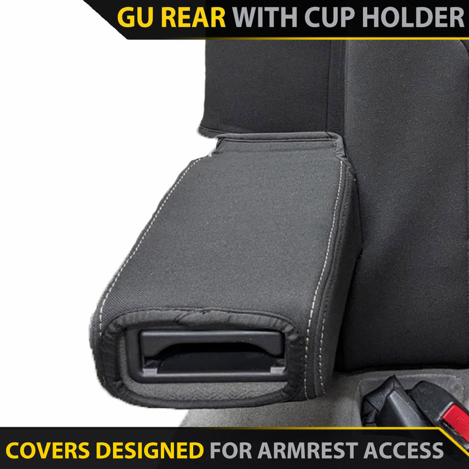 Nissan Patrol GU Y61 Wagon - Series 4 to 9 - ST, ST-L & ST Plus - GP4 Neoprene 2nd Row Seat Covers (Made to Order)