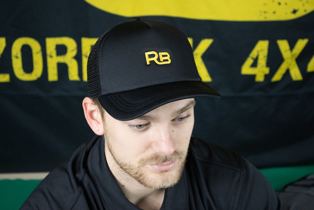 RB Mesh Trucker Hat-Razorback 4x4