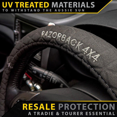 Razorback Neoprene Steering Wheel Cover (Universal)-Razorback 4x4