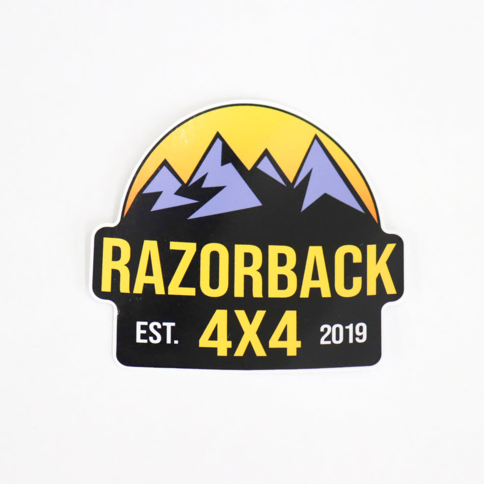 Razorback 4x4 Adventure Sticker (In Stock)