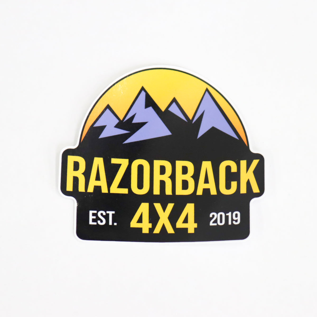 Lone Star Razorback Sticker Razorback 4x4 Adventure Sticker (In Stock)