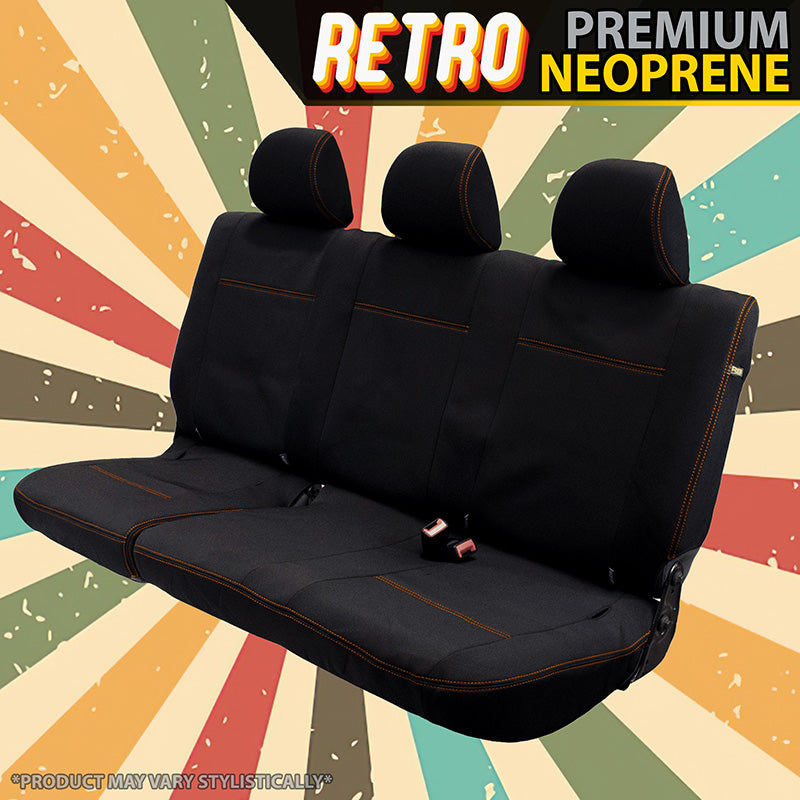 Volkswagen Amarok - Retro Premium Neoprene 2nd Row Seat Covers (In Stock)
