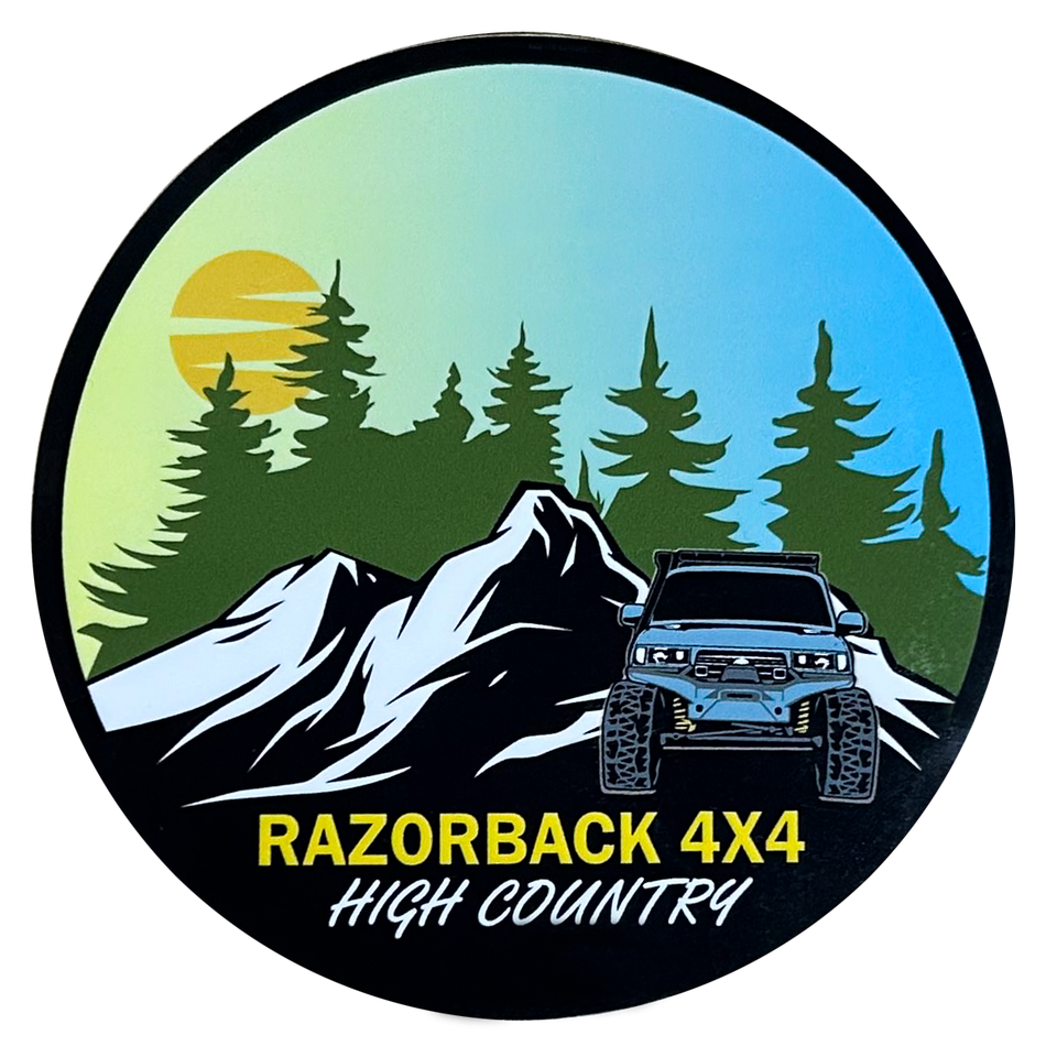 'High Country' - Mountains Sticker (In Stock)