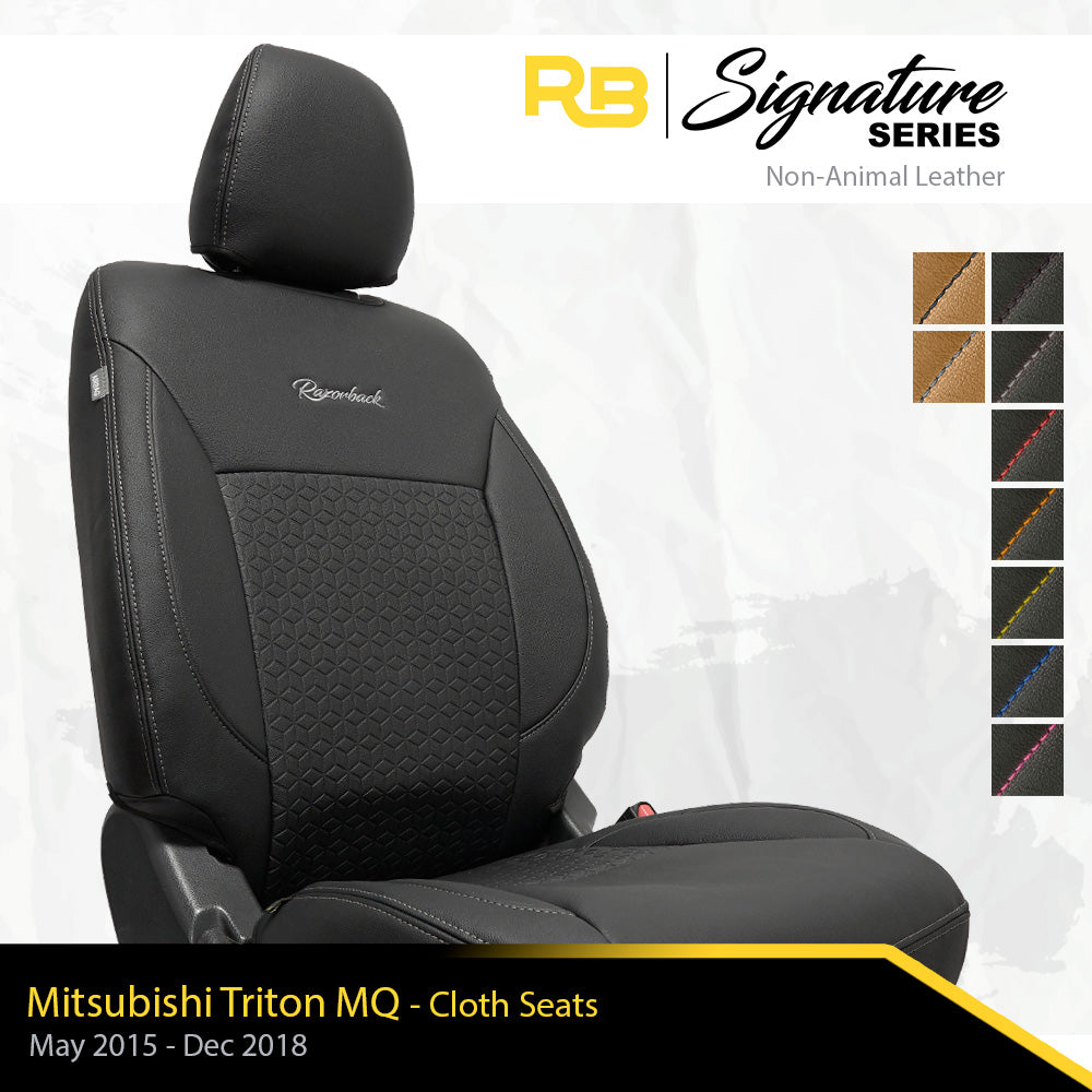SIGNATURE SERIES Front Row Seat Covers - Mitsubishi Triton MQ