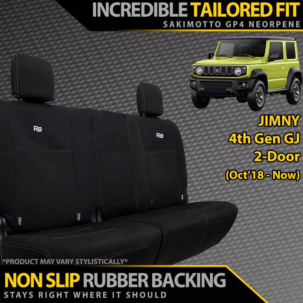 Suzuki Jimny 4th Gen GJ 2-Door Neoprene Rear Row Seat Covers (Available)