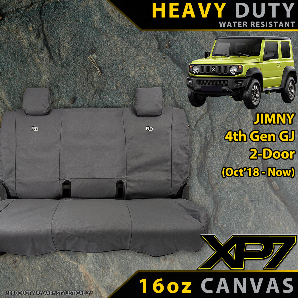 Suzuki Jimny 4th Gen GJ 2-Door Heavy Duty XP7 Canvas Rear Row Seat Covers (Available)