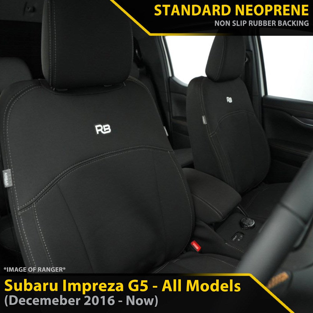 Subaru Impreza Neoprene 2x Front Row Seat Covers (Made to Order)-Razorback 4x4