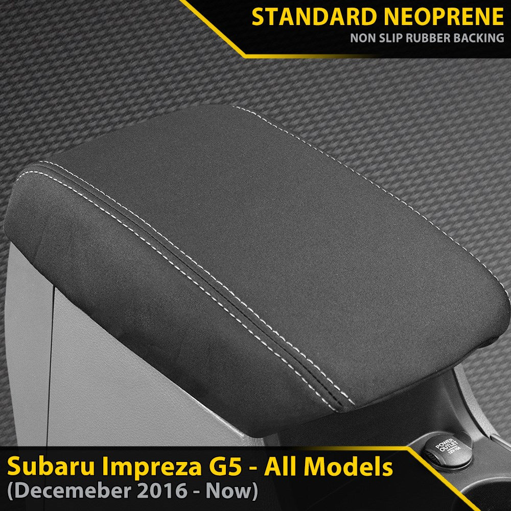 Subaru Impreza Neoprene Console Lid Cover (Made to Order)