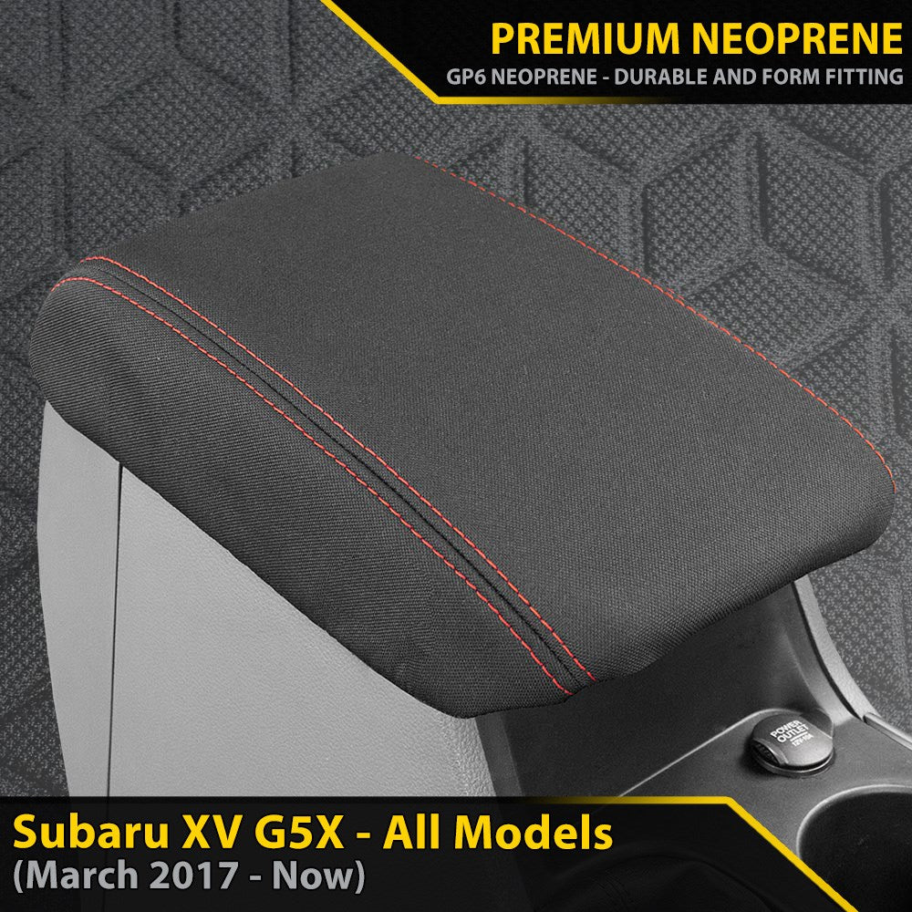 Subaru XV Premium Neoprene Console Lid Cover (Made to Order)