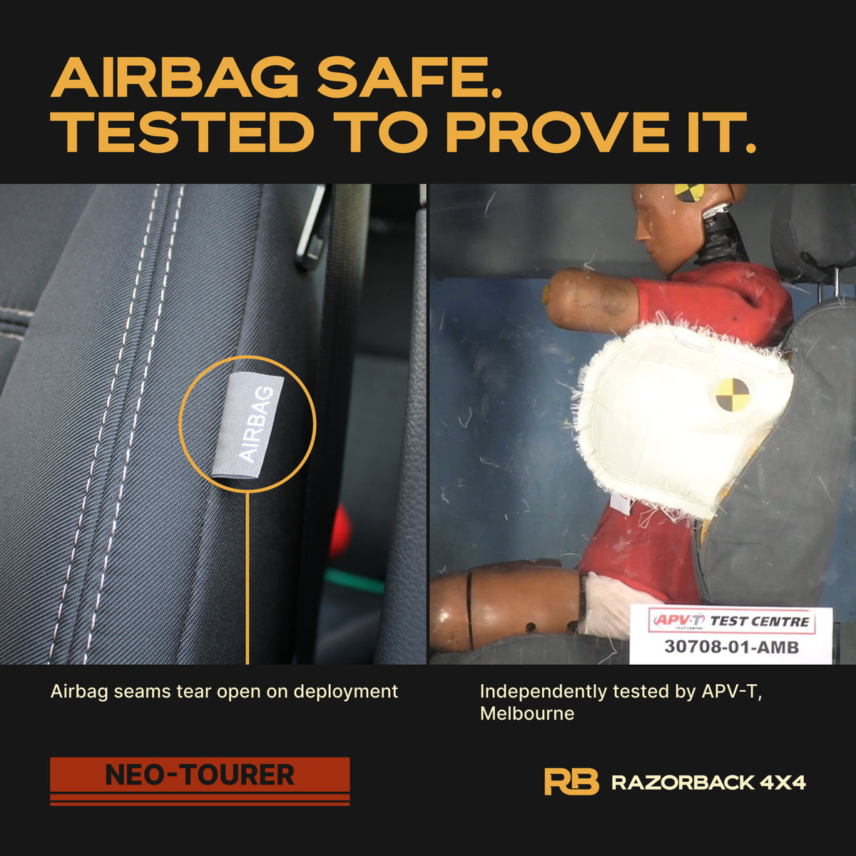 Toyota Landcruiser 300 Series - GX & Pre-Facelift GXL - NEO TOURER Front Seat Covers