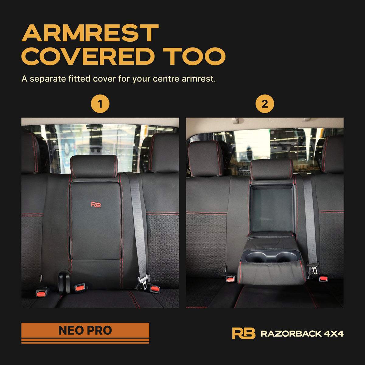 RAM 1500 DT - Laramie, Limited & TRX (MY21+) - NEO PRO Seat Cover Bundle