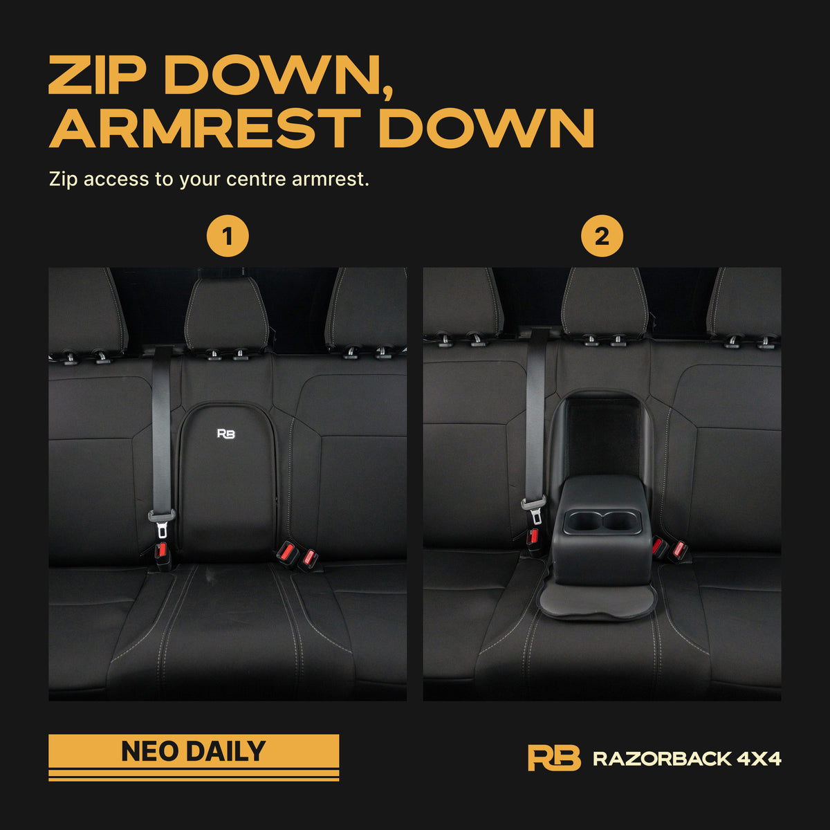 LDV T60 - NEO DAILY Rear Row Seat Covers