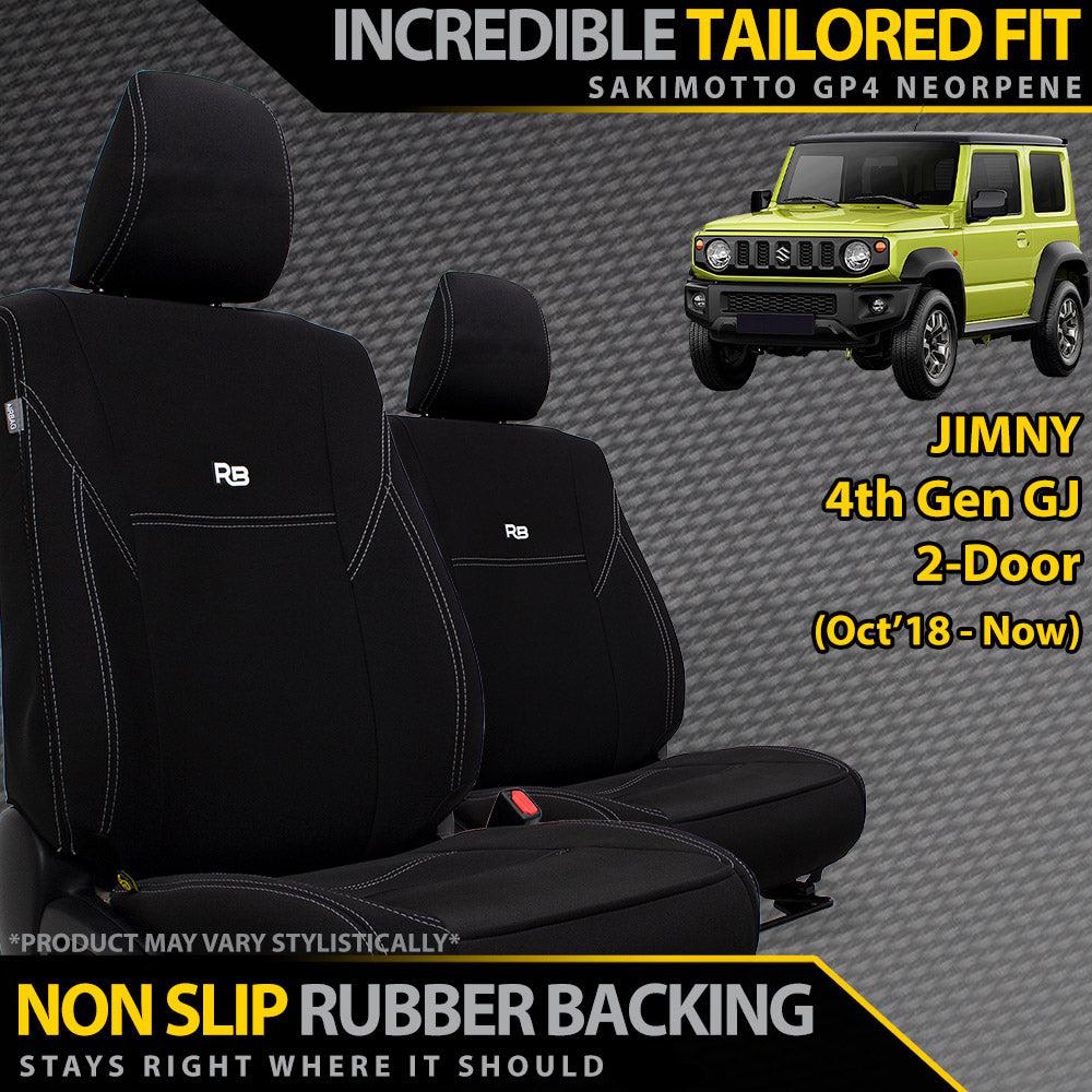 Suzuki Jimny 4th Gen GJ 2-Door Neoprene 2x Front Seat Covers (In Stock)