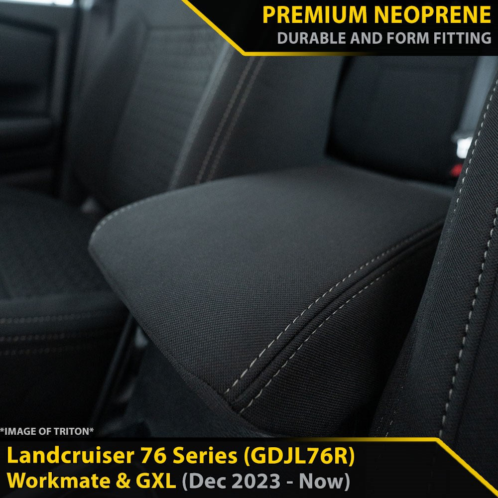 Toyota Landcruiser 76 Series Post Facelift (GDJL76R) GP6 Premium Neoprene Console Lid (Made to Order)