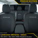 Toyota Landcruiser 200 Series Sahara (w/Headrest Screen) GP6 Premium Neoprene Bundle (Made to Order)-Razorback 4x4