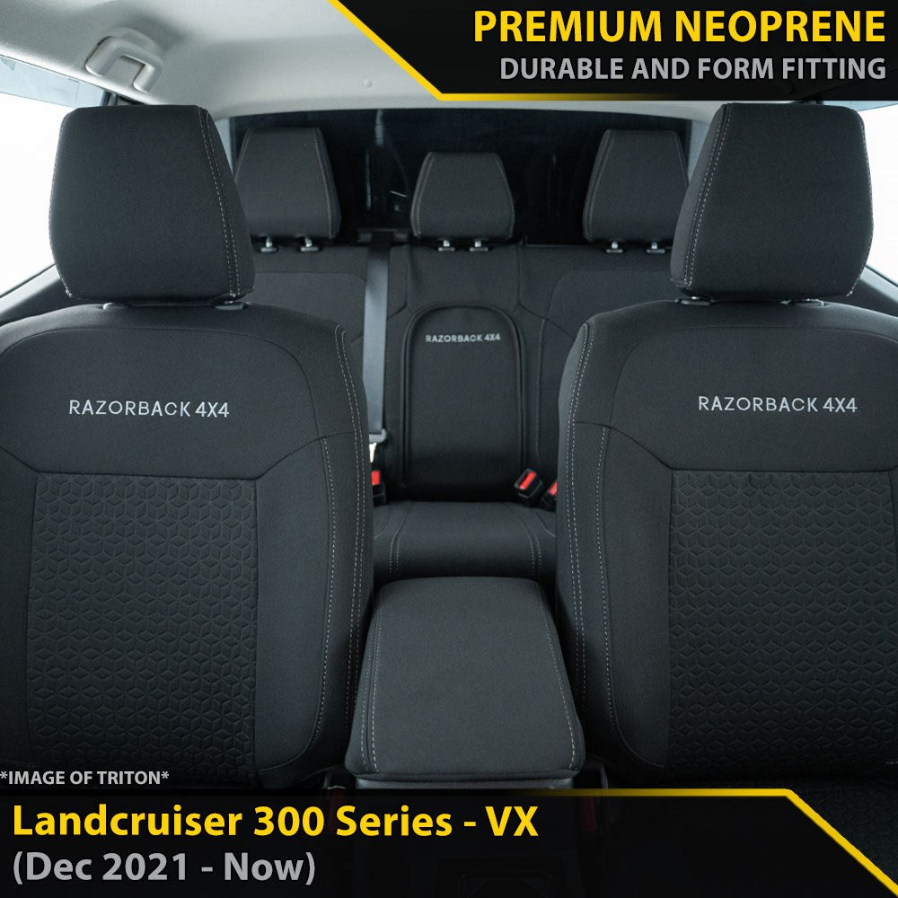 Toyota Landcruiser 300 Series VX GP6 Premium Neoprene Bundle (Made to Order)-Razorback 4x4