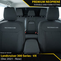 Toyota Landcruiser 300 Series VX GP6 Premium Neoprene Bundle (Made to Order)-Razorback 4x4