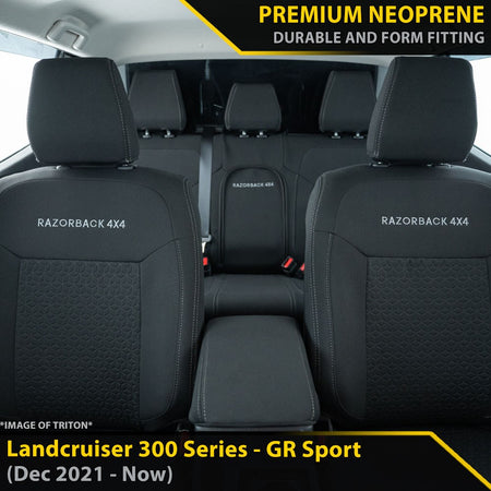 Toyota Landcruiser 300 Series GR Sport GP6 Premium Neoprene Bundle (Made to Order)-Razorback 4x4