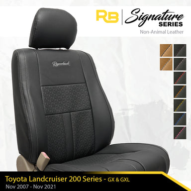 SIGNATURE SERIES Front Row Seat Covers - Toyota Landcruiser 200 Series GX/GXL