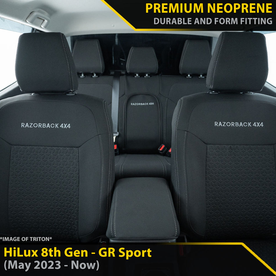 Toyota HiLux 8th Gen GR Sport GP6 Premium Neoprene Bundle (Made to Order)-Razorback 4x4
