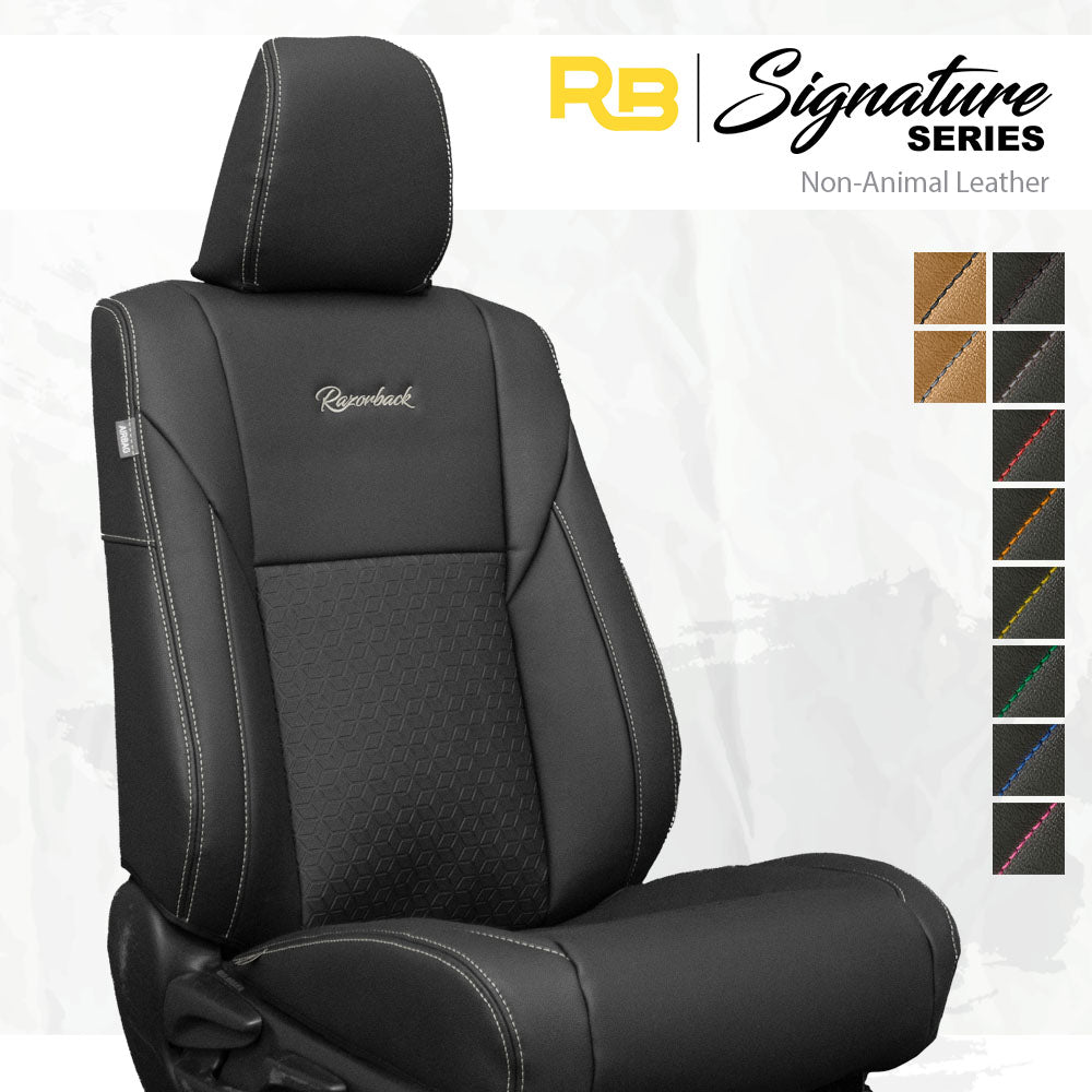 Toyota Hilux 8th Gen 48V V-Active (Cloth Seats) - SR & SR5 - SIGNATURE Front Row Seat Covers