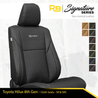SIGNATURE SERIES Front Row Seat Covers - Toyota HiLux 8th Gen (Cloth Seats) SR & SR5