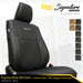 SIGNATURE SERIES Front Row Seat Covers - Toyota Hilux 8th Gen (Leather Seats) SR5, Rugged X & Rogue