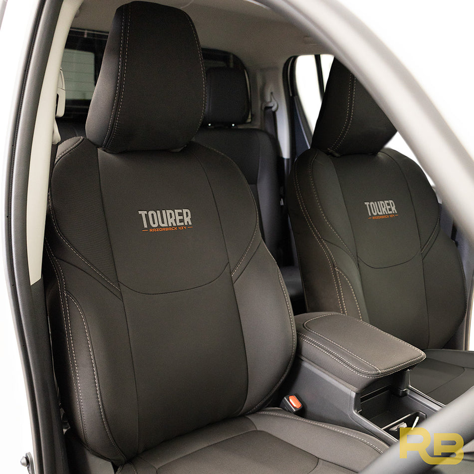 Toyota Hilux 9th Gen - SR5+, Rogue & Rugged X - GP9 Tourer Front Row Seat Covers (Made to Order)