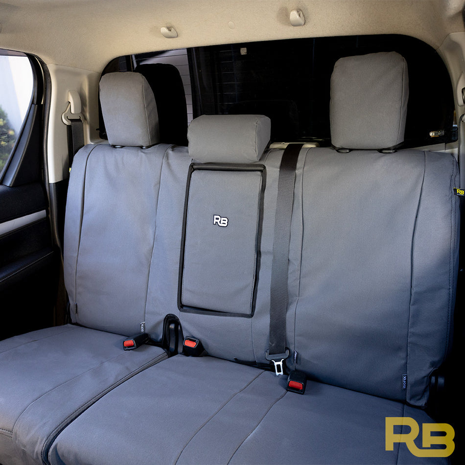Toyota Hilux 9th Gen - Dual Cab - XP7 Heavy-Duty Canvas Rear Row Seat Covers (Made to Order)