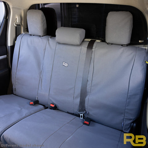 Toyota Hilux 9th Gen - Workmate - Double Cab - CANVAS+ Rear Row Seat Covers