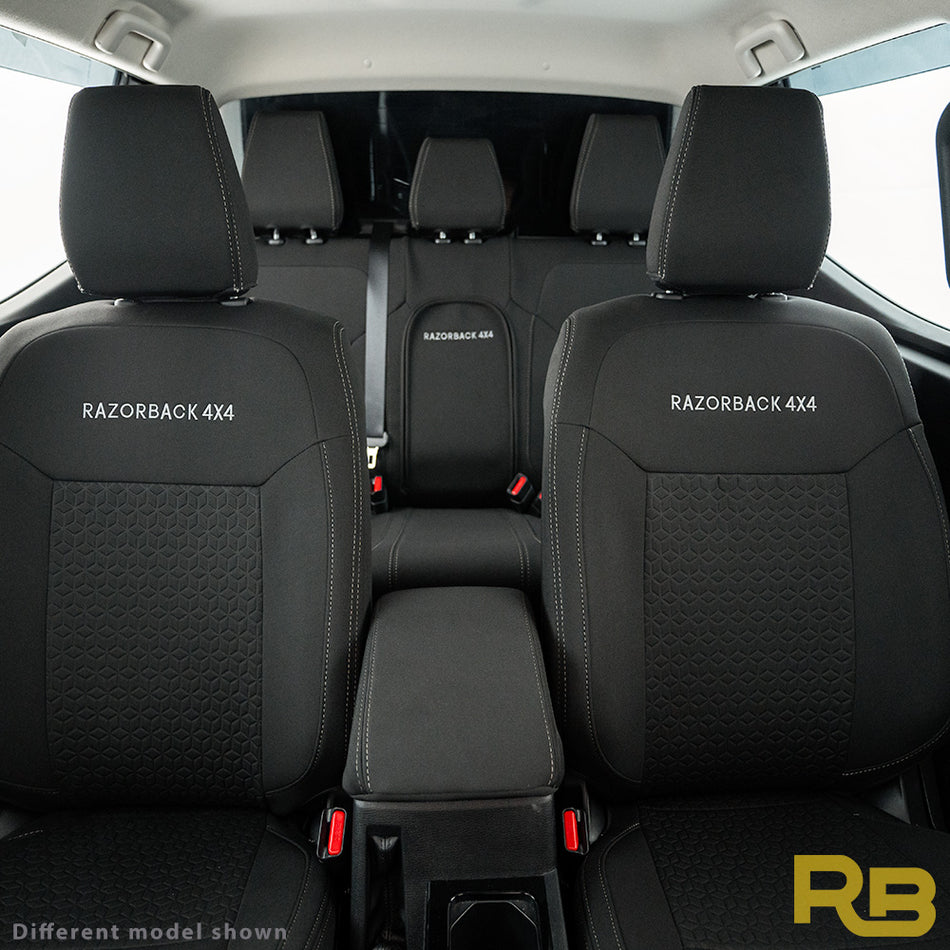 Toyota Hilux 9th Gen - SR5+, Rogue & Rugged X - Dual Cab - GP6 Premium Neoprene Seat Cover Bundle (Made to Order)