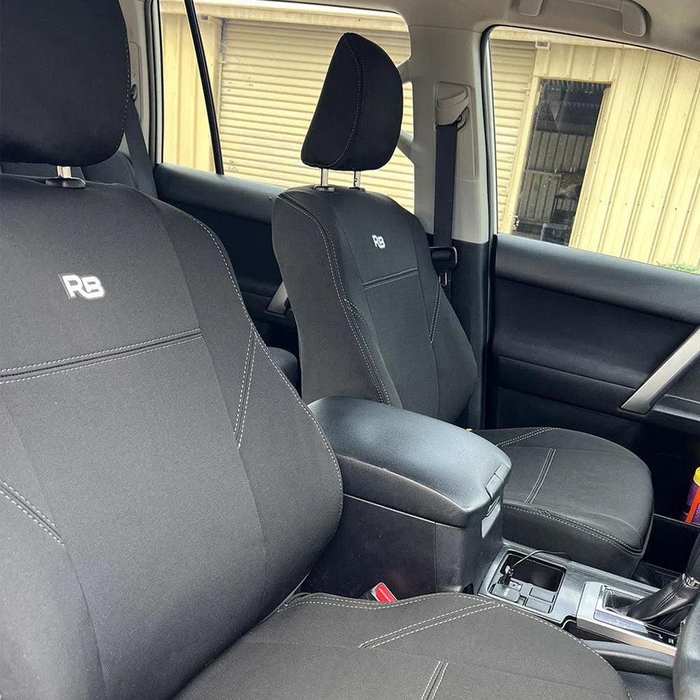 Toyota Prado 150 (Pre-Facelift) Neoprene 2x Front Seat Covers (In Stock)