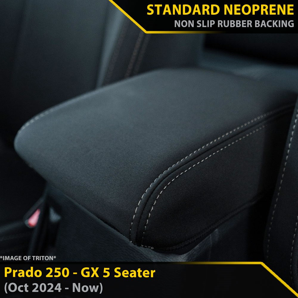 Toyota Prado 250 GX GP4 Neoprene Console Lid Cover (Made to Order)-Razorback 4x4