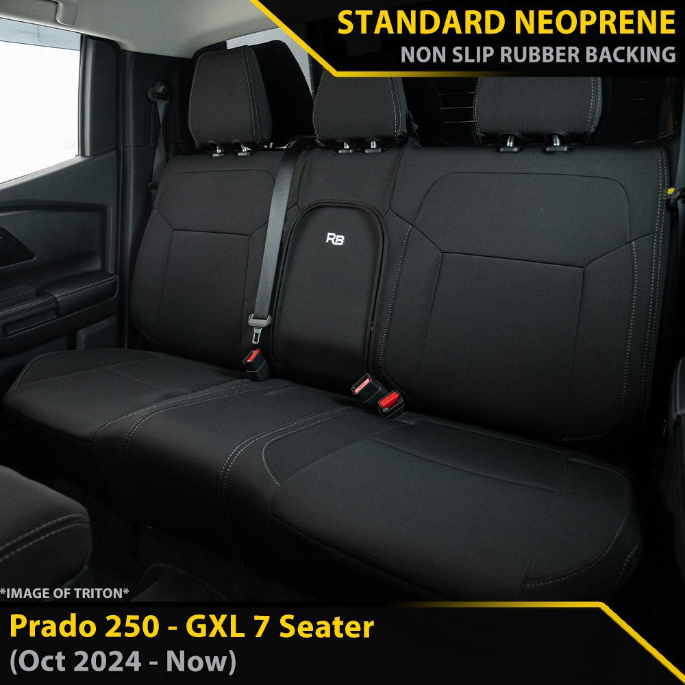 Toyota Prado 250 GXL GP4 Neoprene Rear Seat Cover (Made to Order)