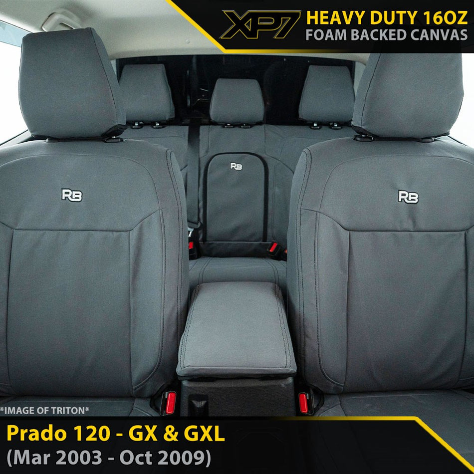 Toyota Prado 120 XP7 Heavy Duty Canvas Bundle (Made to Order)-Razorback 4x4