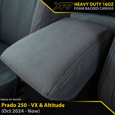 Toyota Prado 250 VX & Altitude XP7 Heavy Duty Canvas Console Lid Cover (Made to Order)-Razorback 4x4