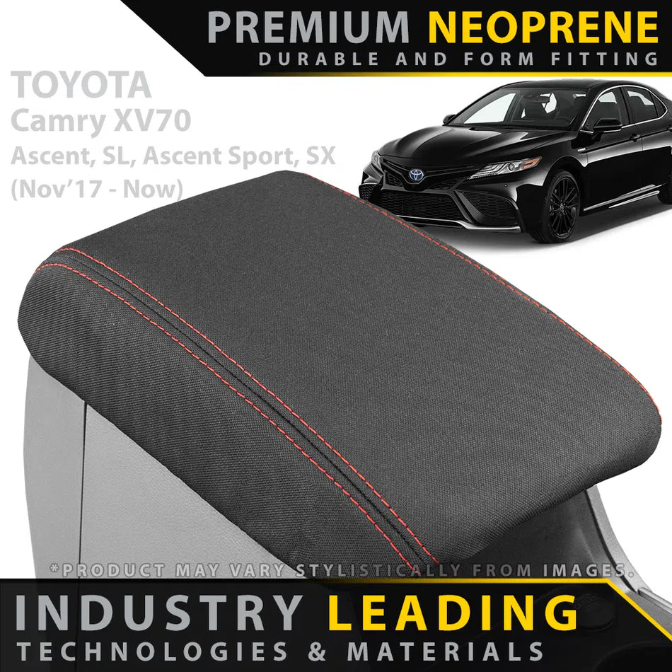 Toyota Camry XV70 Premium Neoprene Console Lid (Made to Order)-Razorback 4x4