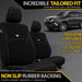 Toyota Fortuner Neoprene 2x Front Seat Covers (Made to Order)-Razorback 4x4