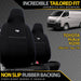 Toyota HiAce Neoprene 2x Front Seat Covers (In Stock)-Razorback 4x4