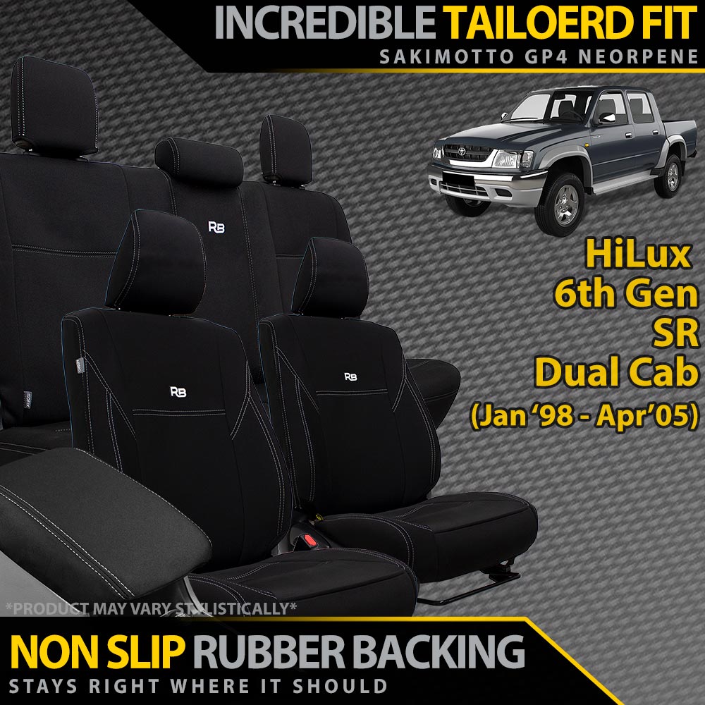 Toyota Hilux 6th Gen SR Neoprene Bundle (Made to Order)-Razorback 4x4