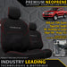 Toyota HiLux 7th Gen (SPORT SEAT) Premium Neoprene 2x Front Seat Covers (Made to Order)-Razorback 4x4
