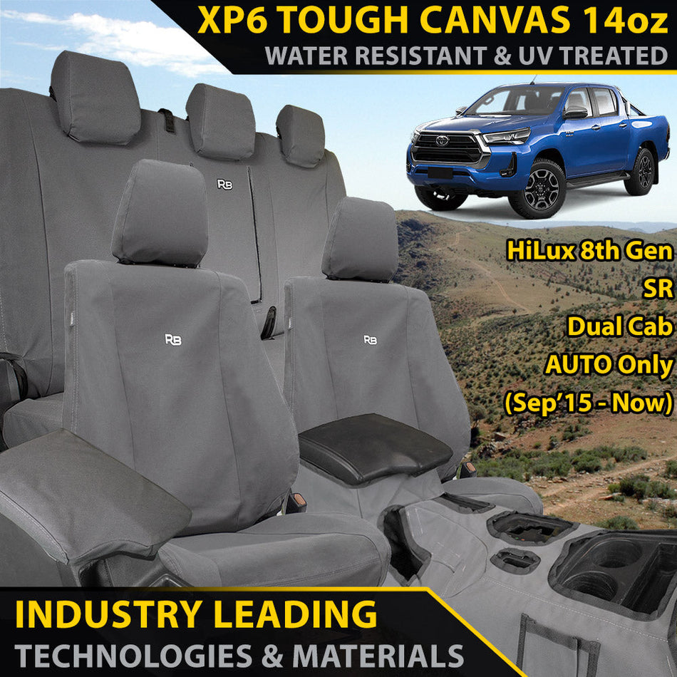 Toyota Hilux 8th Gen SR XP6 Tough Canvas Bundle (Made to Order)-Razorback 4x4