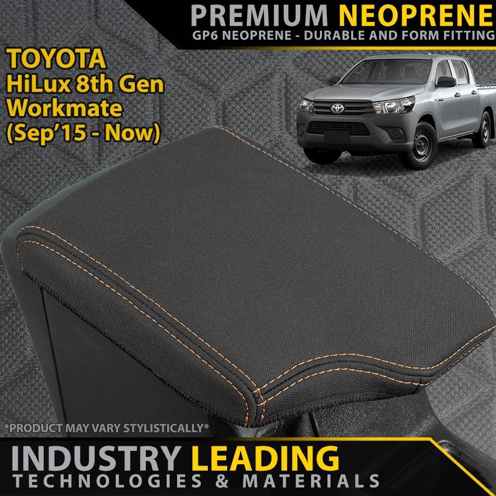 Toyota HiLux 8th Gen Workmate Premium Neoprene Console Lid (Made to Order)