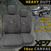Toyota Hilux 6th Gen Heavy Duty XP7 Canvas 2x Front Seat Covers (Made to Order)-Razorback 4x4