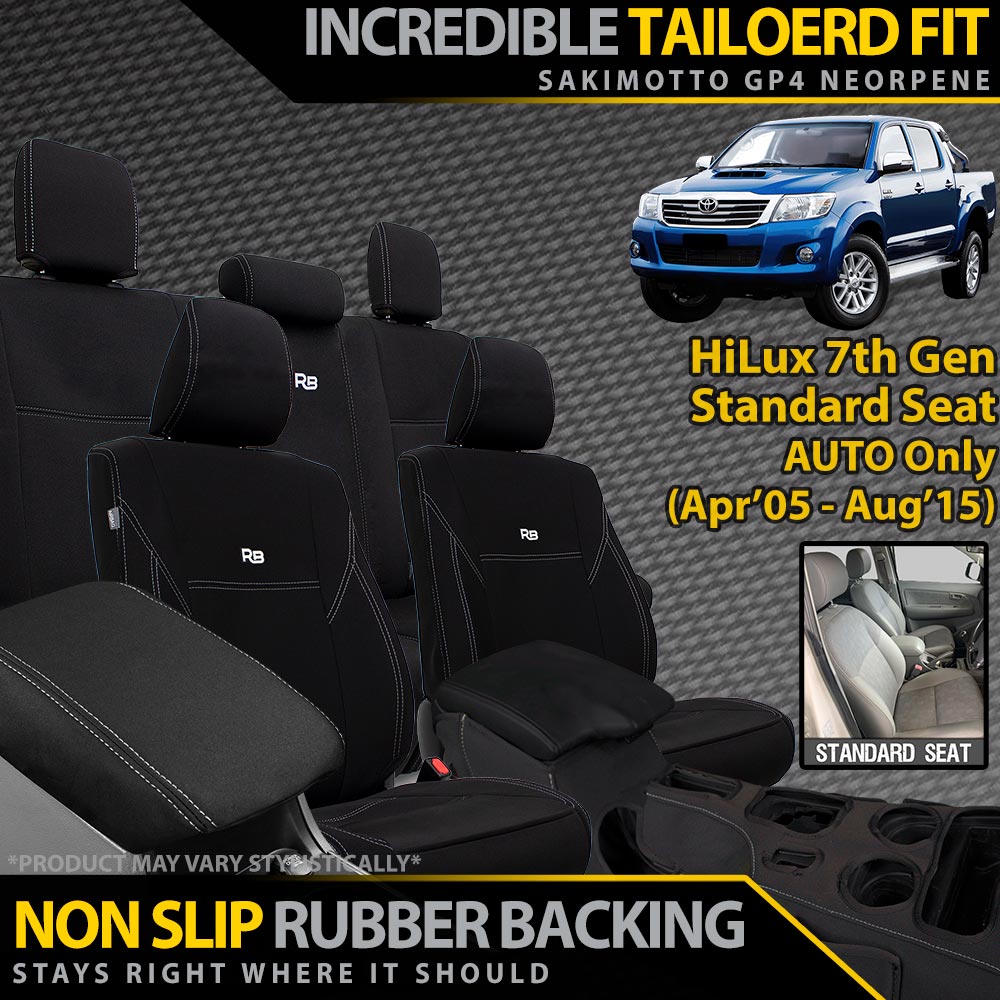 Toyota Hilux 7th Gen Neoprene Full Bundle (In Stock)-Razorback 4x4