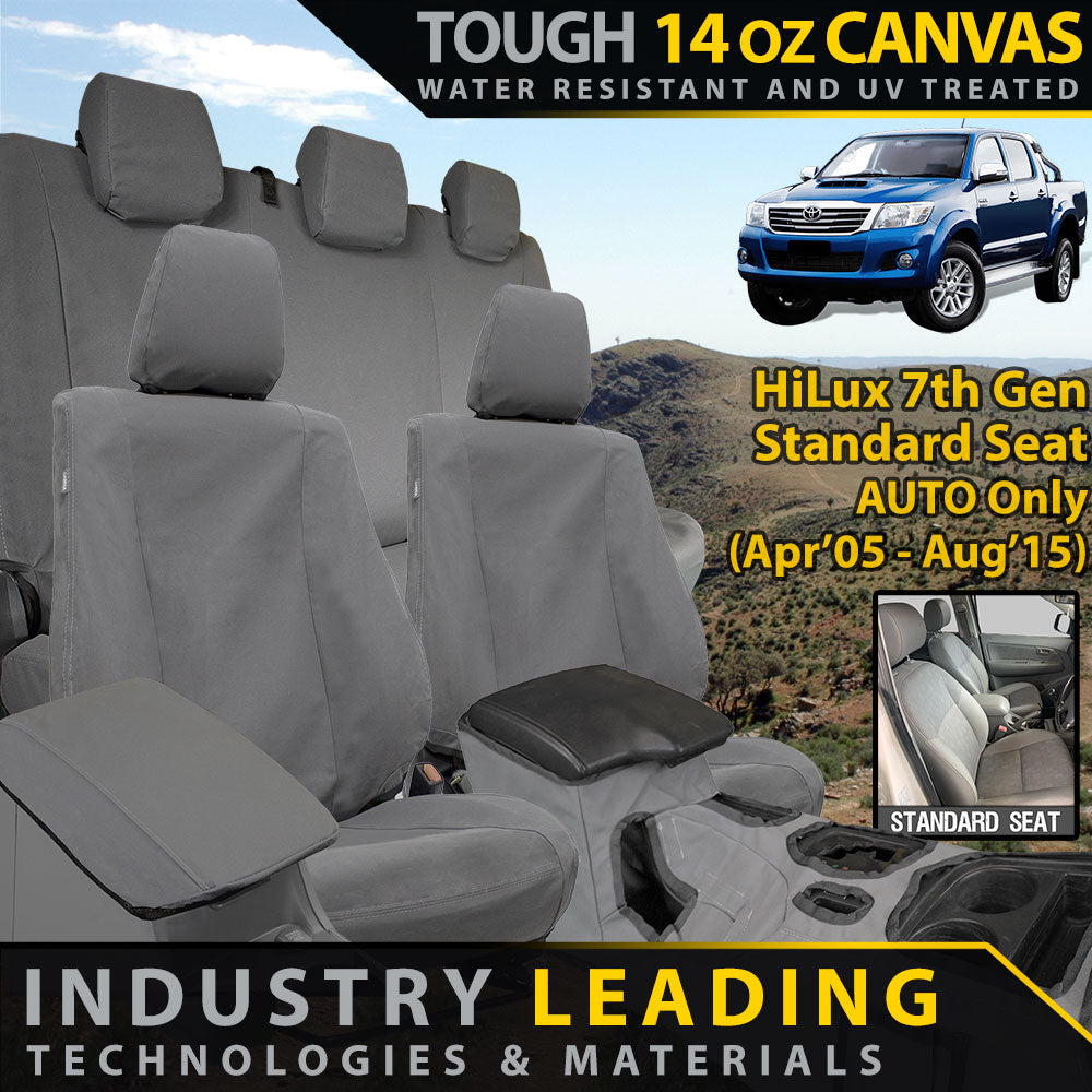 Toyota Hilux 7th Gen (Standard Seats) XP6 Tough Canvas Bundle (Made to Order)