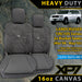 Toyota Landcruiser 100/105 Series GXL Heavy Duty XP7 Canvas 2x Front Seat Covers (Available)-Razorback 4x4